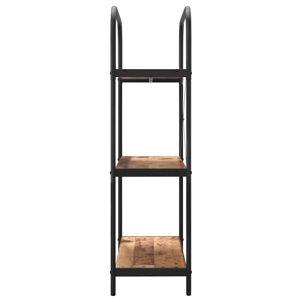 vidaXL Raft pentru cărți Lemn vechi 80 x 30 x 109 cm Lemn compozit