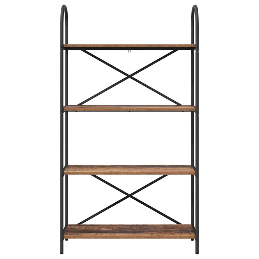 vidaXL Raft pentru cărți Lemn vechi 80 x 30 x 146 cm Lemn compozit