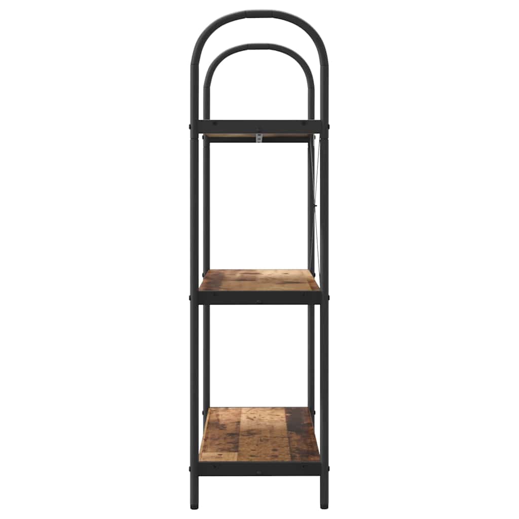 vidaXL Raft pentru cărți Lemn vechi 80 x 30 x 109 cm Lemn compozit