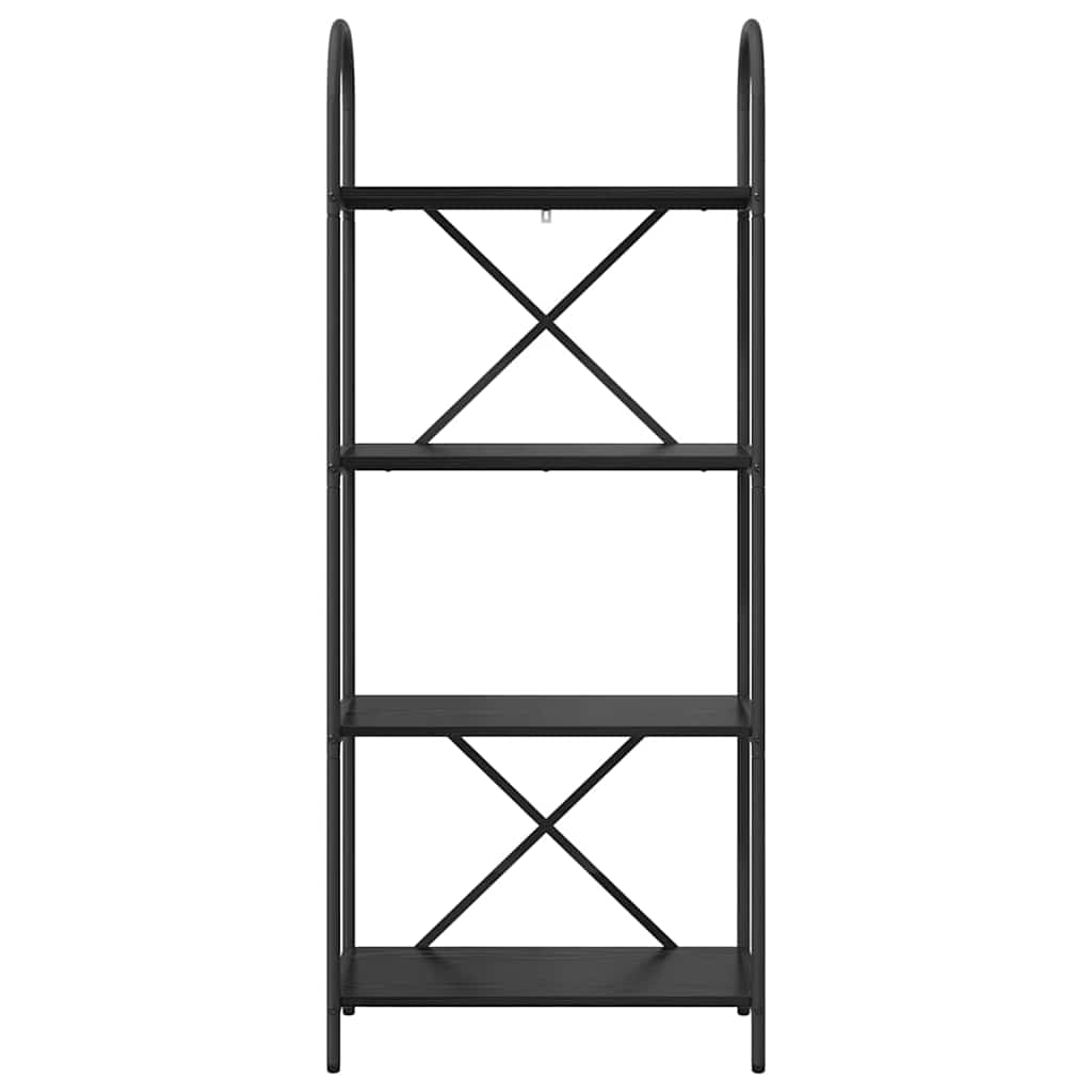 vidaXL Raft pentru cărți Stejar negru 60 x 30 x 146 cm Lemn compozit