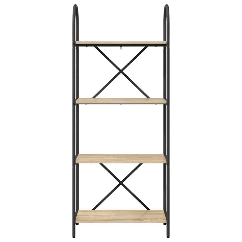 vidaXL Raft pentru cărți Stejar sonoma 60 x 30 x 146 cm Lemn compozit