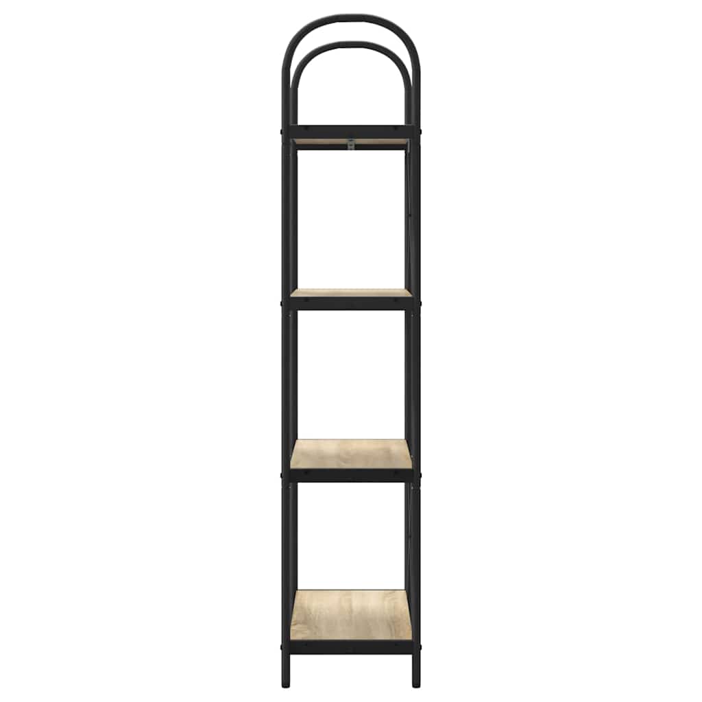 vidaXL Raft pentru cărți Stejar sonoma 60 x 30 x 146 cm Lemn compozit