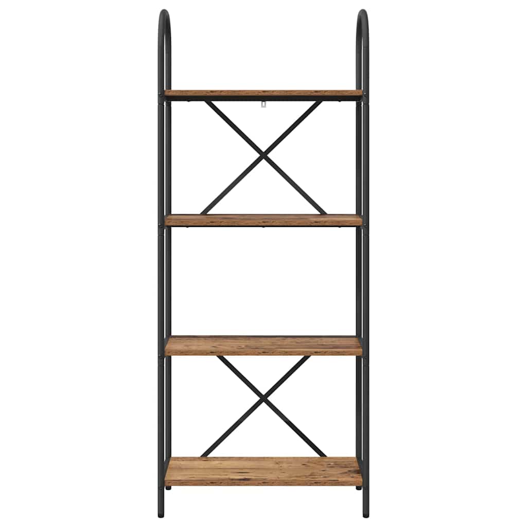 vidaXL Raft pentru cărți Lemn vechi 60 x 30 x 146 cm Lemn compozit