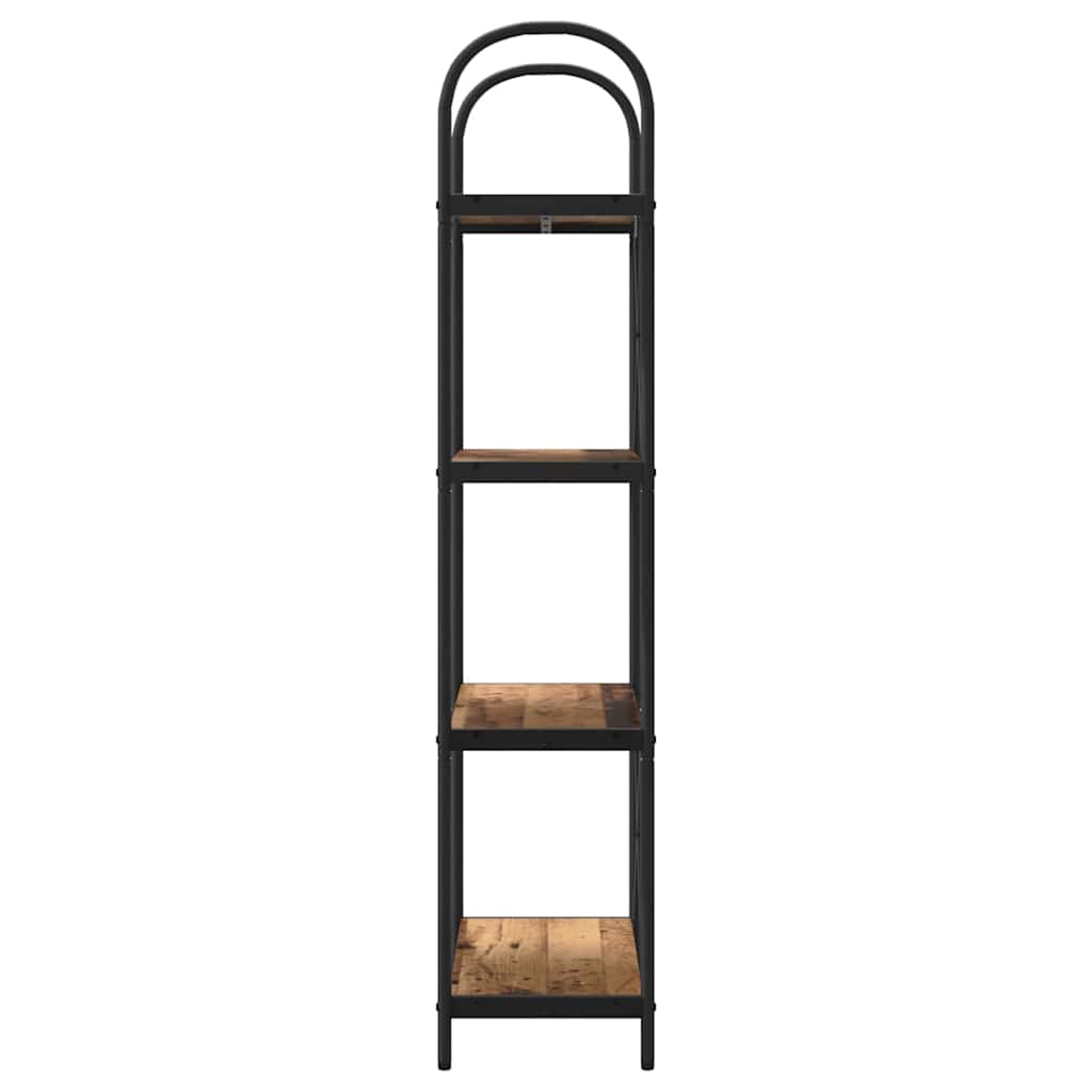 vidaXL Raft pentru cărți Lemn vechi 60 x 30 x 146 cm Lemn compozit