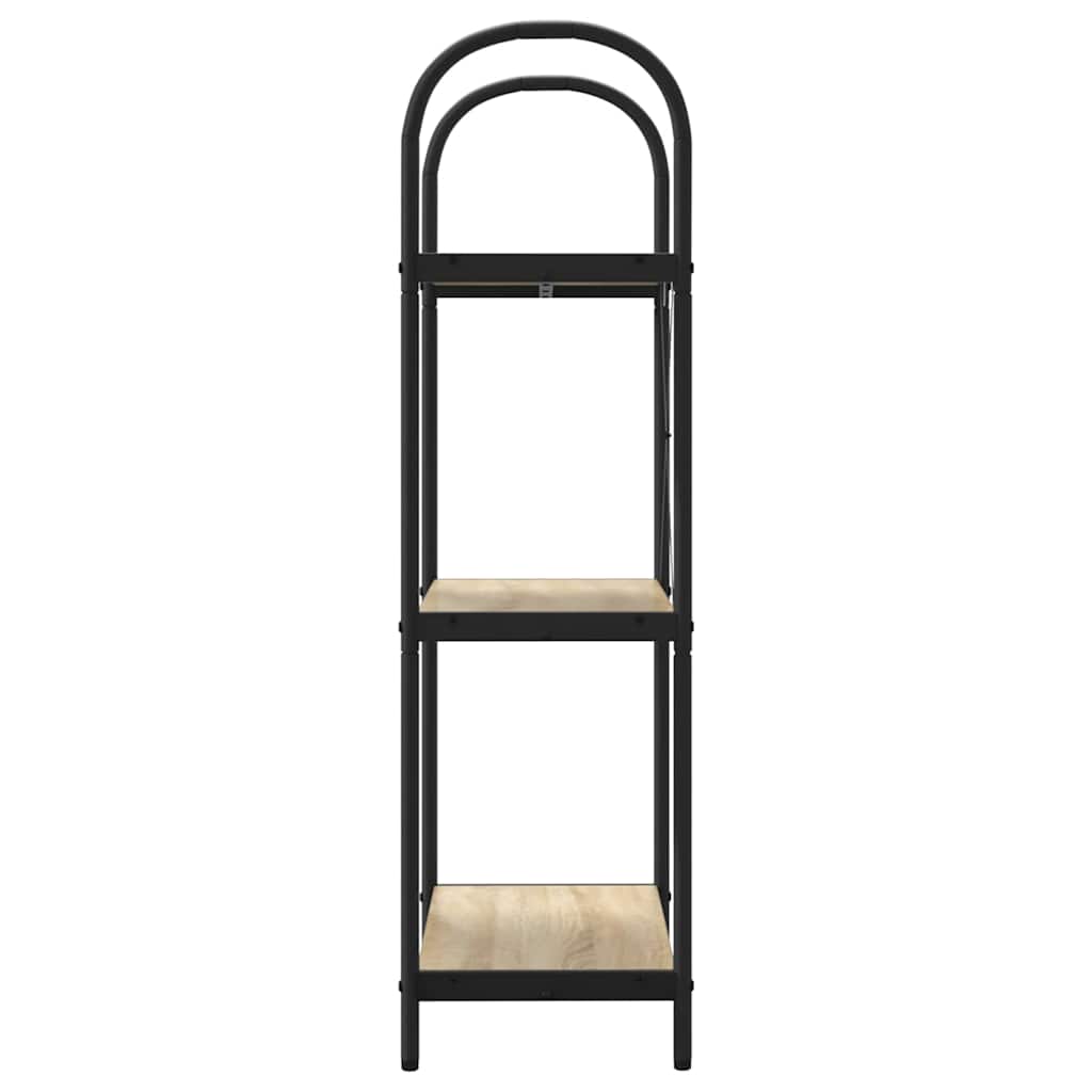 vidaXL Raft pentru cărți Stejar sonoma 60 x 30 x 109 cm Lemn compozit