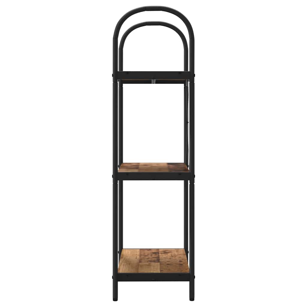 vidaXL Raft pentru cărți Lemn vechi 60 x 30 x 109 cm Lemn compozit