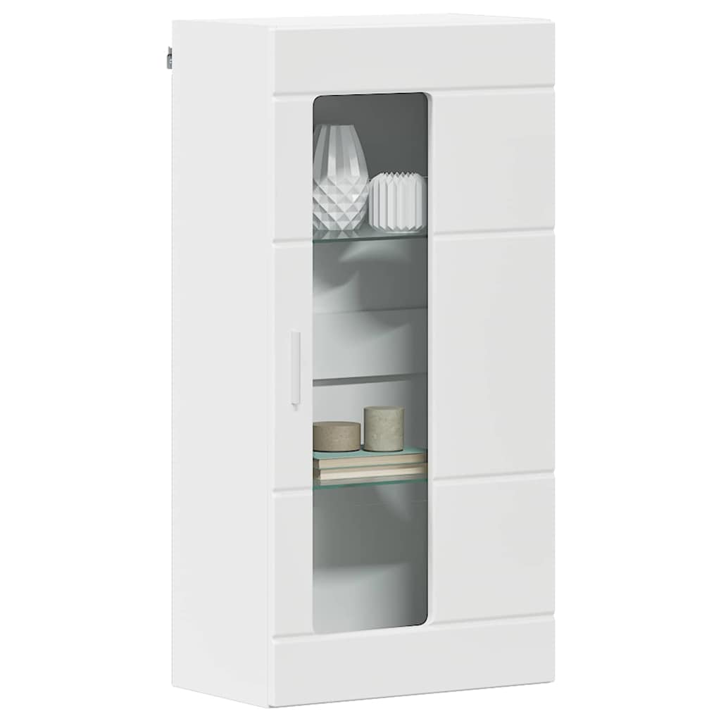 vidaXL Cabinet suspendat cu raft Alb 55 x 29 x 100 cm Lemn compozit