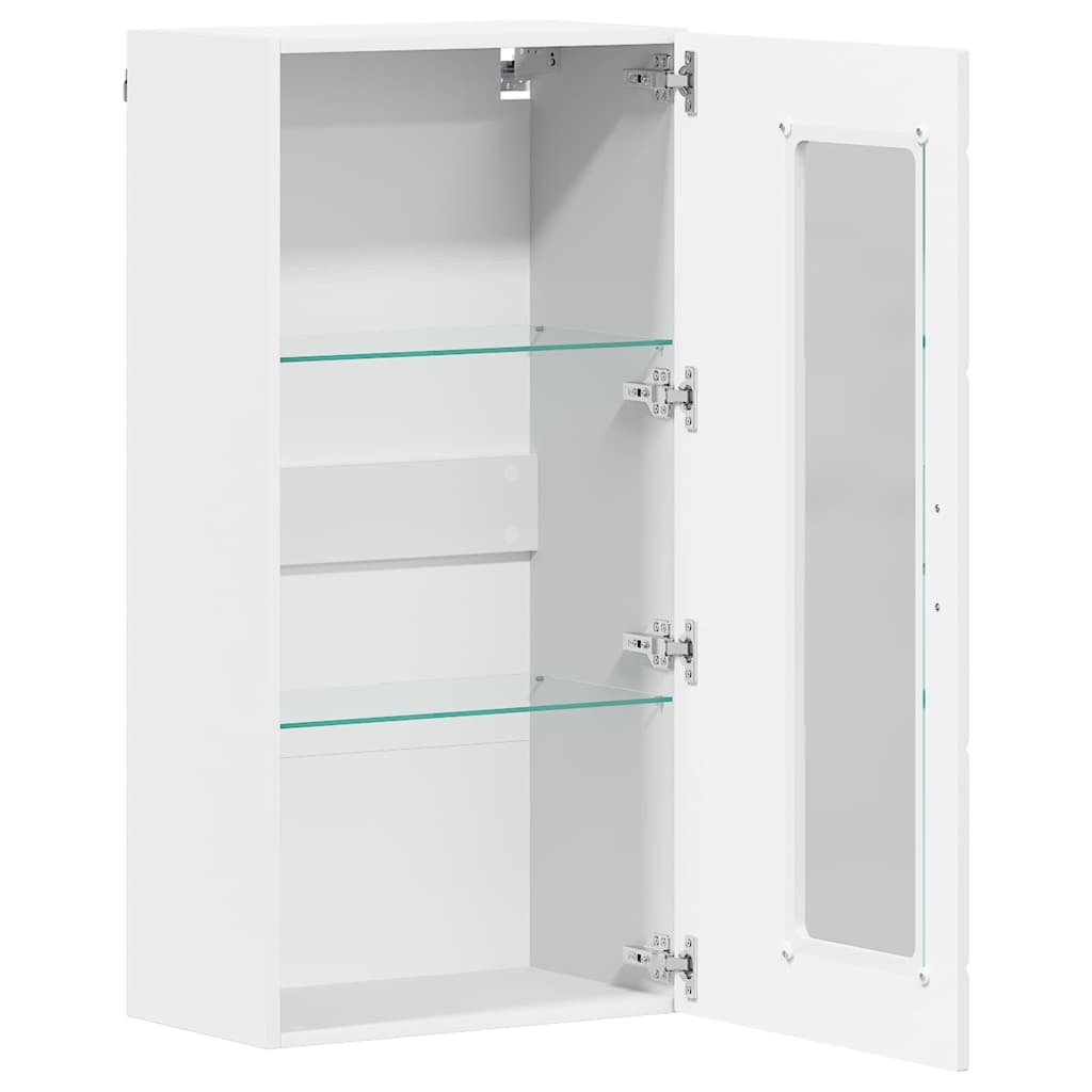 vidaXL Cabinet suspendat cu raft Alb 55 x 29 x 100 cm Lemn compozit