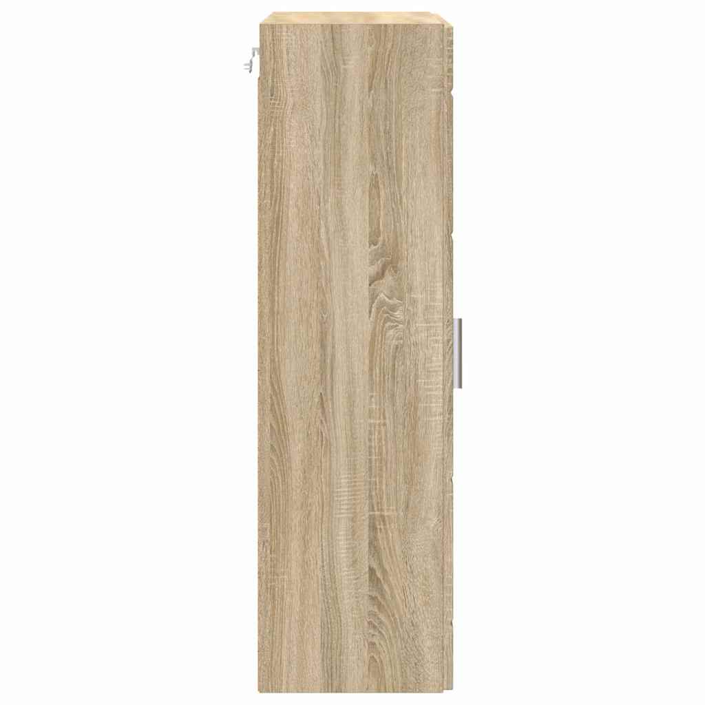 vidaXL Cabinet suspendat Stejar sonoma 55 x 29 x 100 cm Lemn compozit