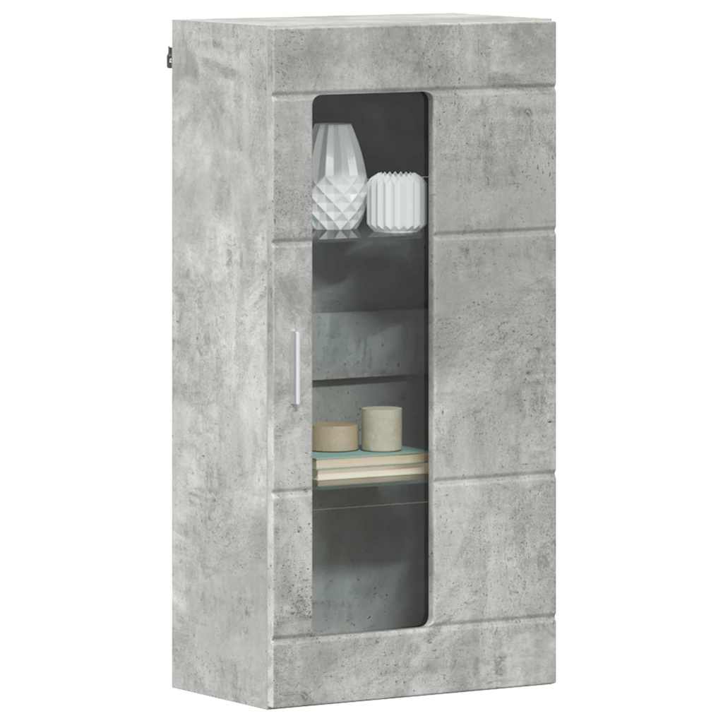 vidaXL Cabinet suspendat Gri beton 55 x 29 x 100 cm Lemn compozit