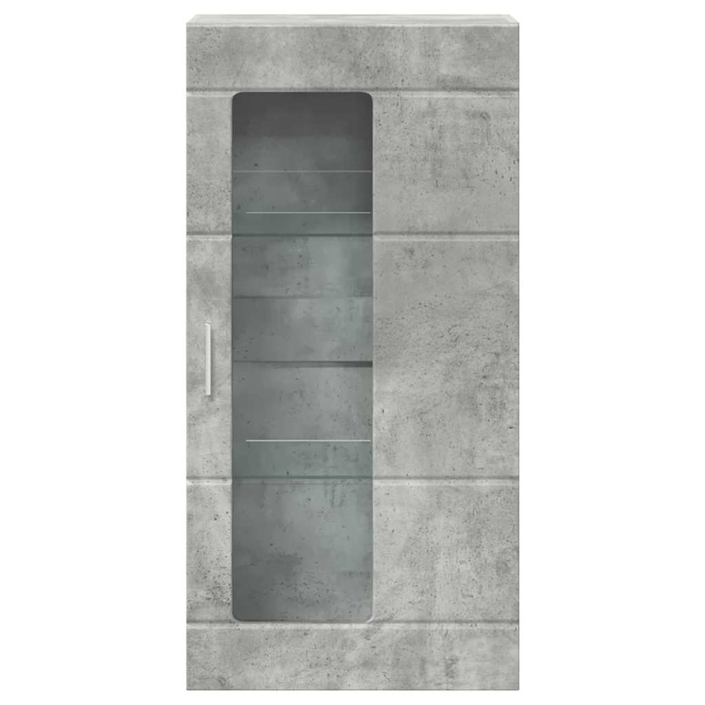 vidaXL Cabinet suspendat Gri beton 55 x 29 x 100 cm Lemn compozit