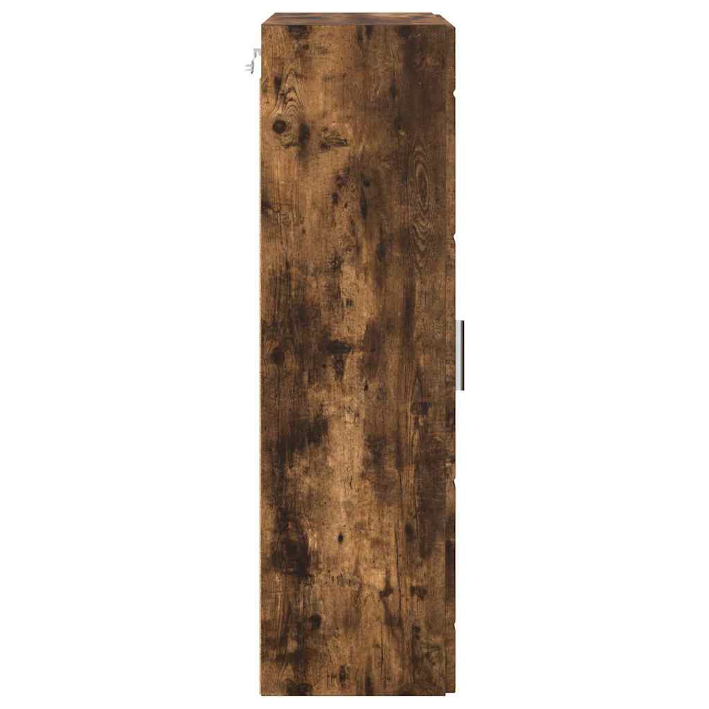 vidaXL Cabinet suspendat Stejar afumat 55 x 29 x 100 cm Lemn compozit