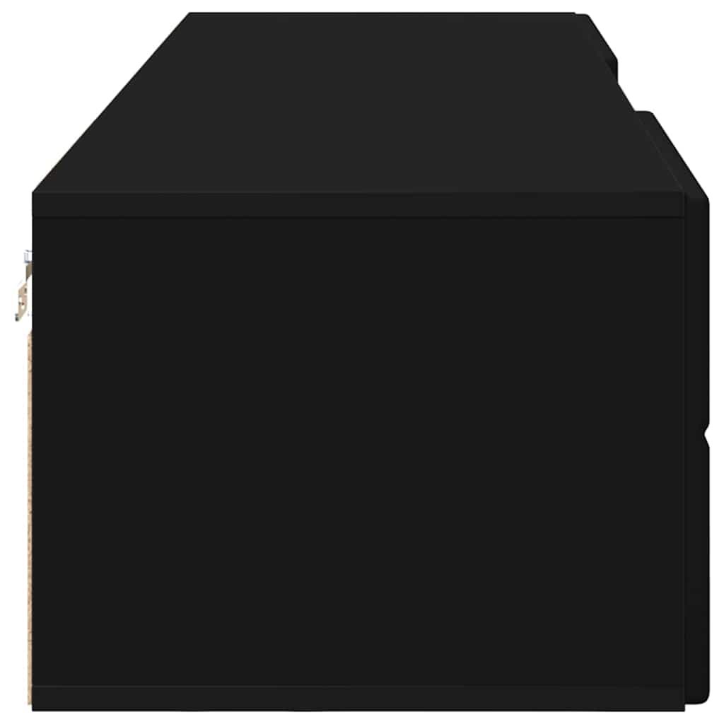 vidaXL Dulap din Lemn cu sertar Negru 150 x 39 x 30 cm Lemn compozit