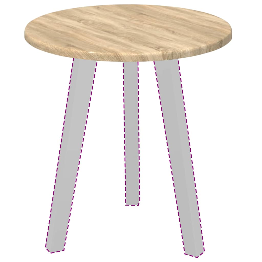 vidaXL Placă de masă Stejar sonoma 40 x 40 x 1,5 cm Lemn compozit