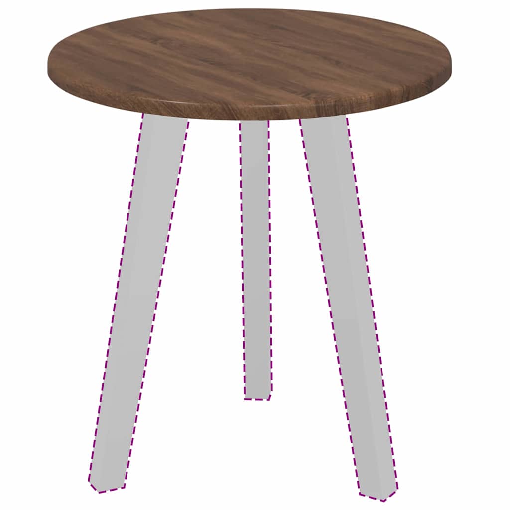 vidaXL Placă de masă Stejar brun 40 x 40 x 1,5 cm Lemn compozit