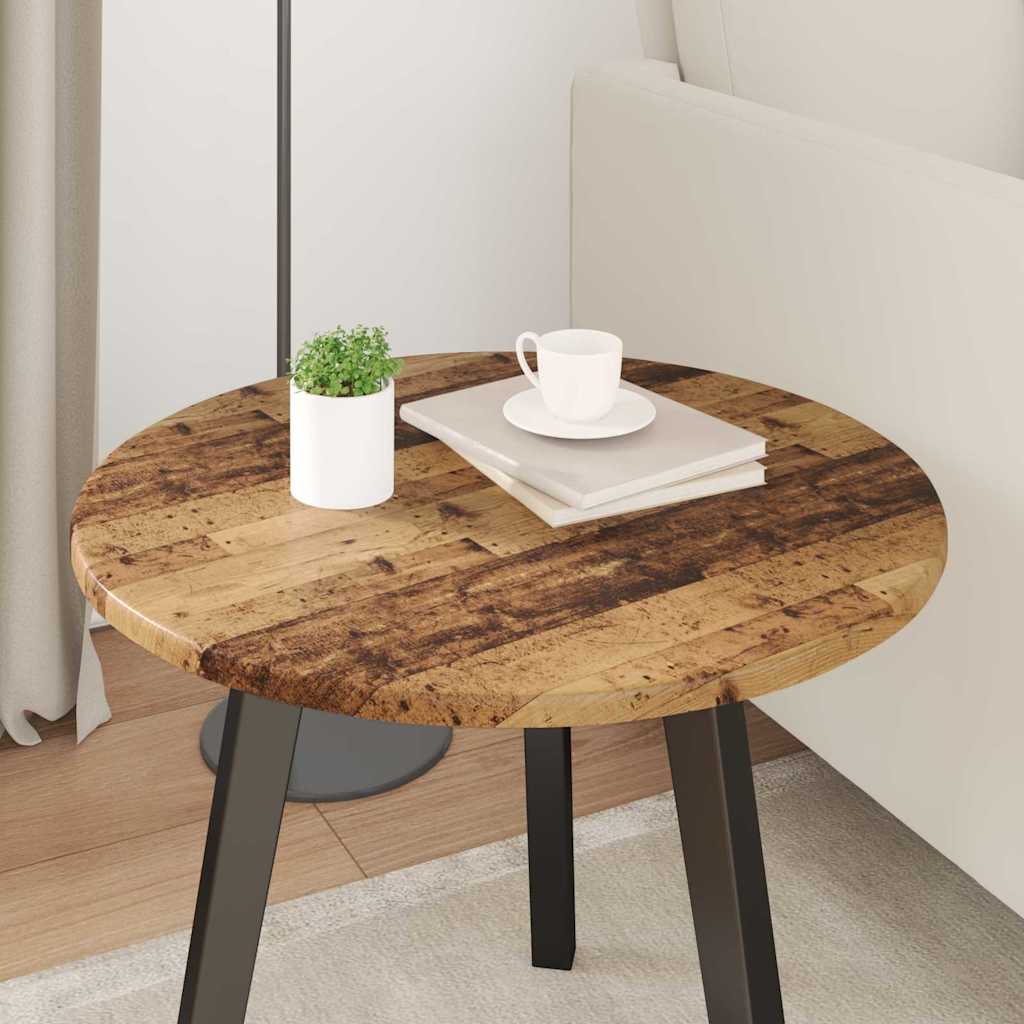 vidaXL Placă de masă Lemn vechi 50 x 50 x 1,5 cm Lemn compozit