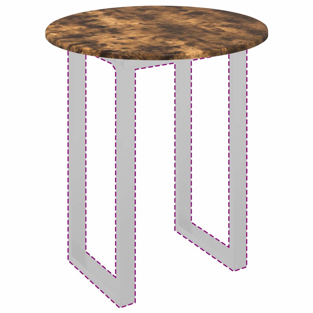 vidaXL Placă de masă Stejar afumat 60 x 60 x 1,5 cm Lemn compozit