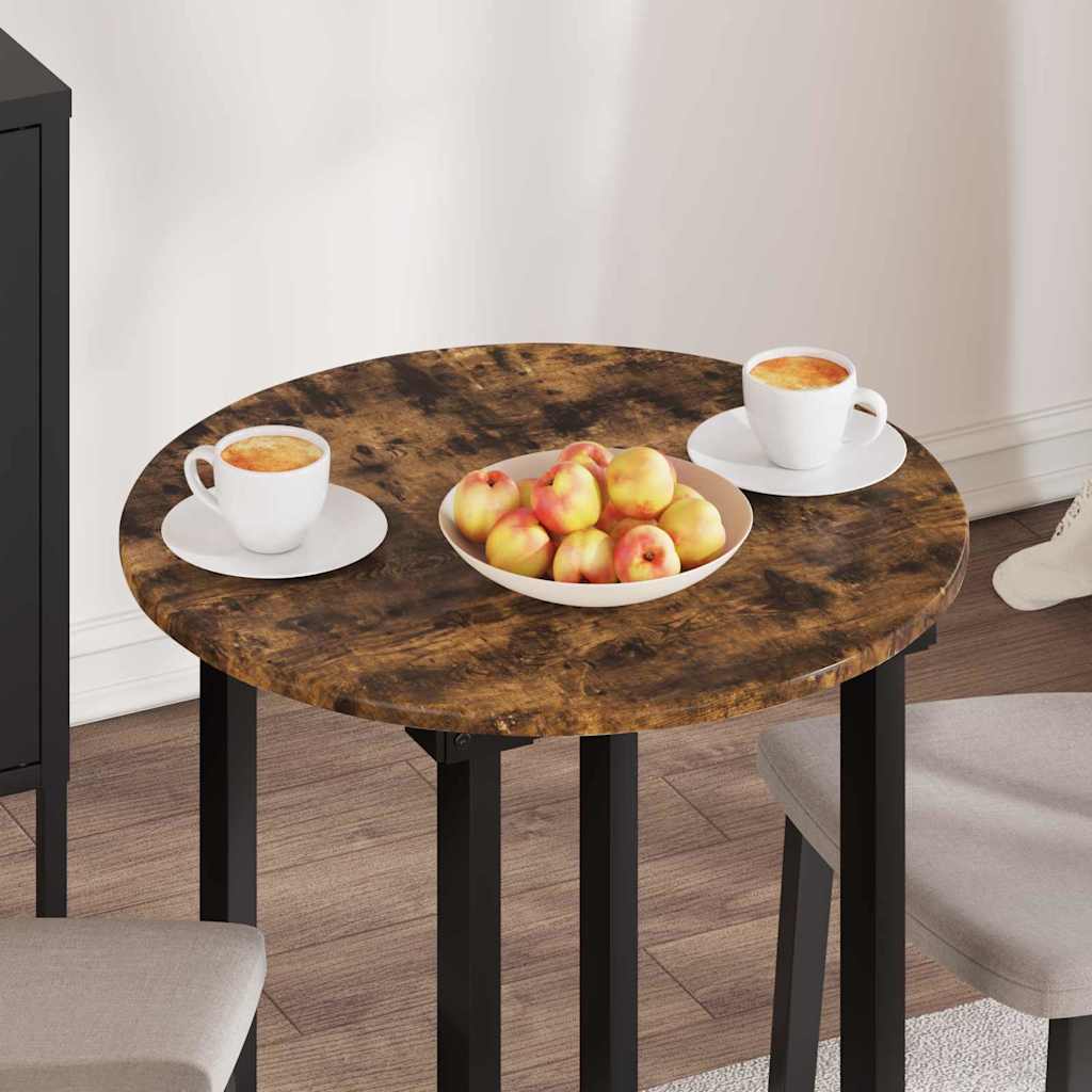 vidaXL Placă de masă Stejar afumat 60 x 60 x 1,5 cm Lemn compozit