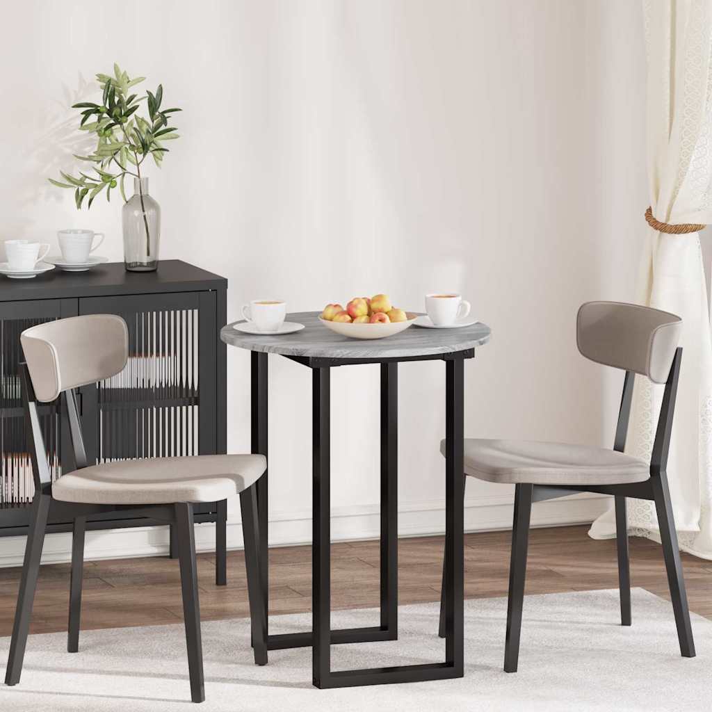 vidaXL Placă de masă sonoma gri 60 x 60 x 1,5 cm Lemn compozit