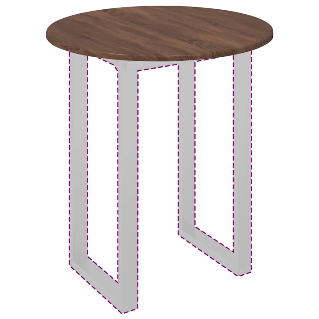 vidaXL Placă de masă Stejar brun 60 x 60 x 1,5 cm Lemn compozit