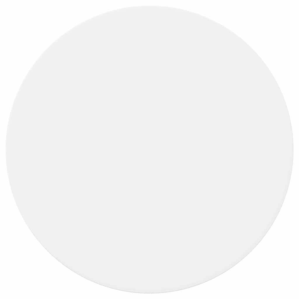 vidaXL Placă de masă Alb 70 x 70 x 1,5 cm Lemn compozit