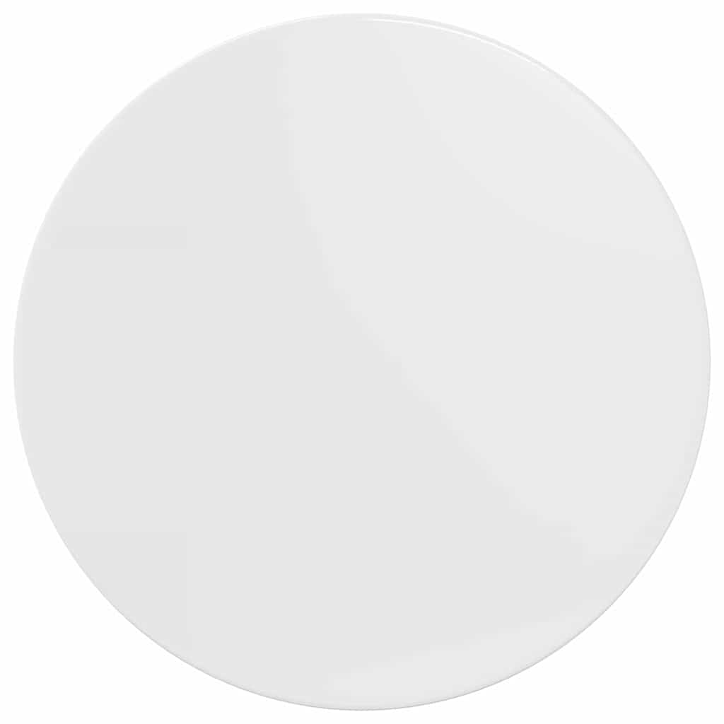 vidaXL Placă de masă Alb foarte lucios 70 x 70 x 1,5 cm Lemn compozit