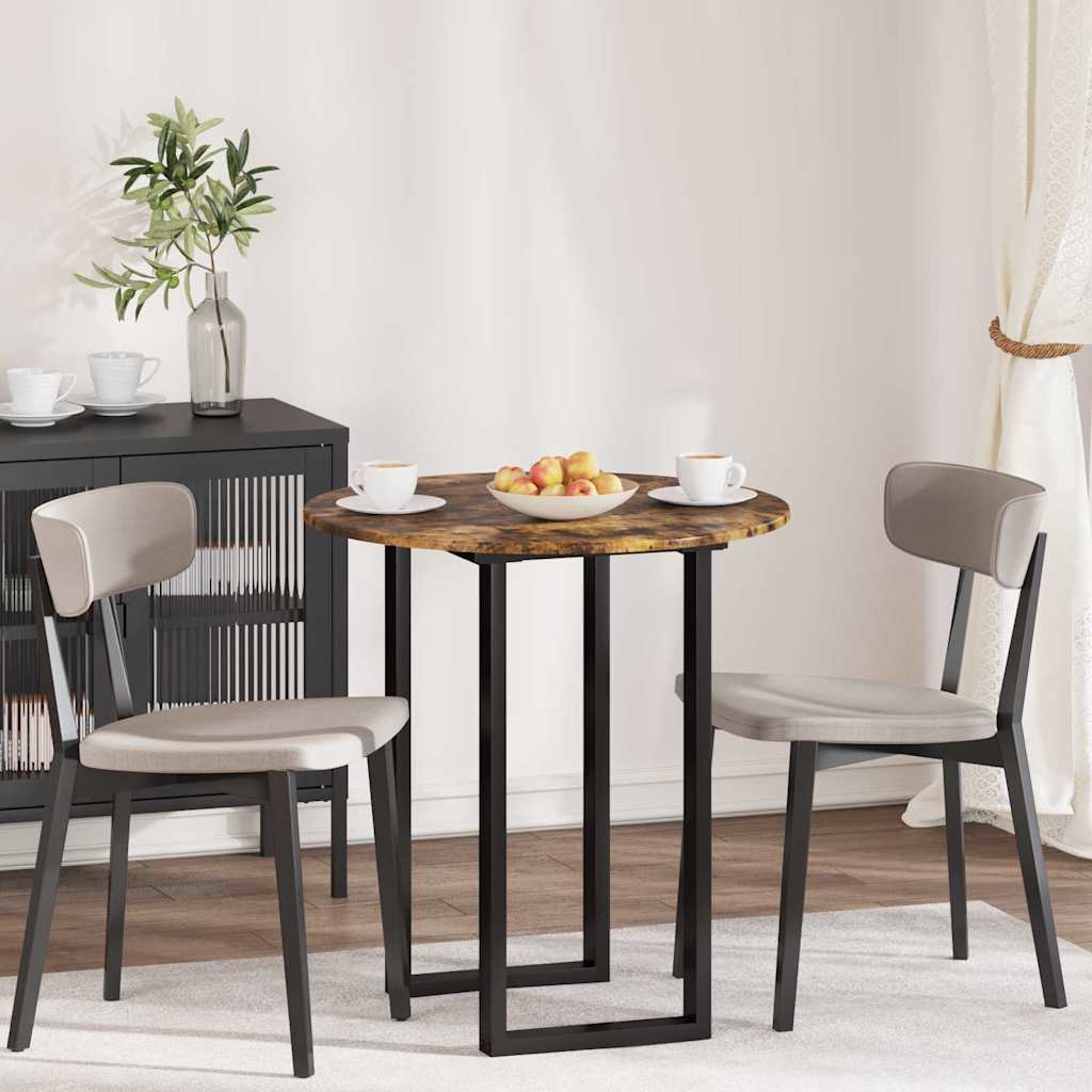 vidaXL Placă de masă Stejar afumat 70 x 70 x 1,5 cm Lemn compozit