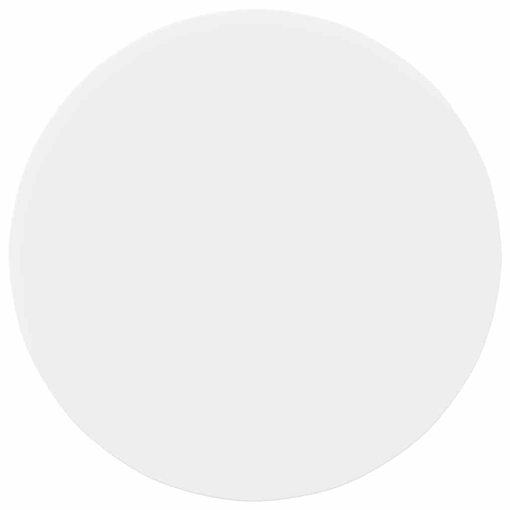 vidaXL Placă de masă Alb 80 x 80 x 1,5 cm Lemn compozit