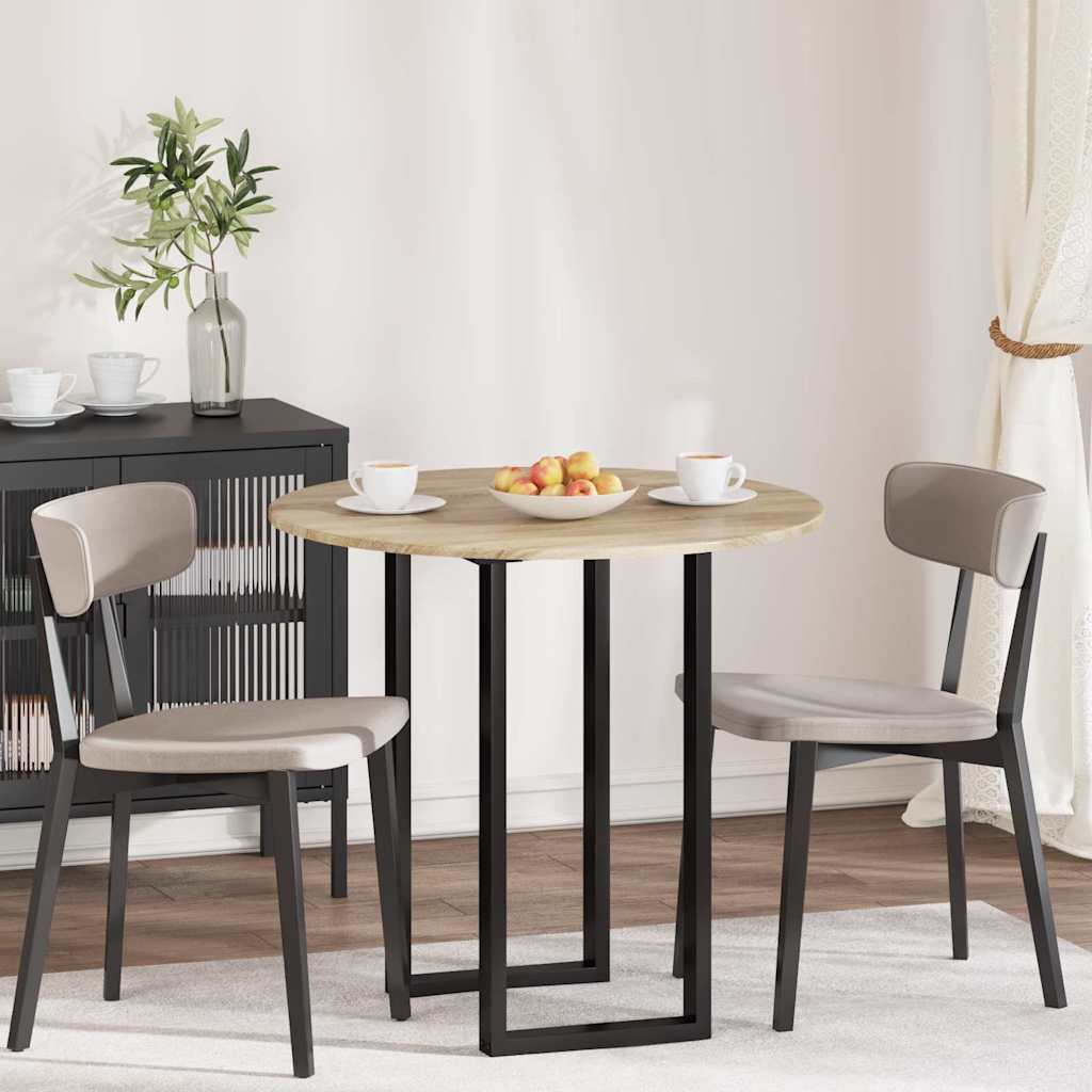 vidaXL Placă de masă Stejar sonoma 80 x 80 x 1,5 cm Lemn compozit