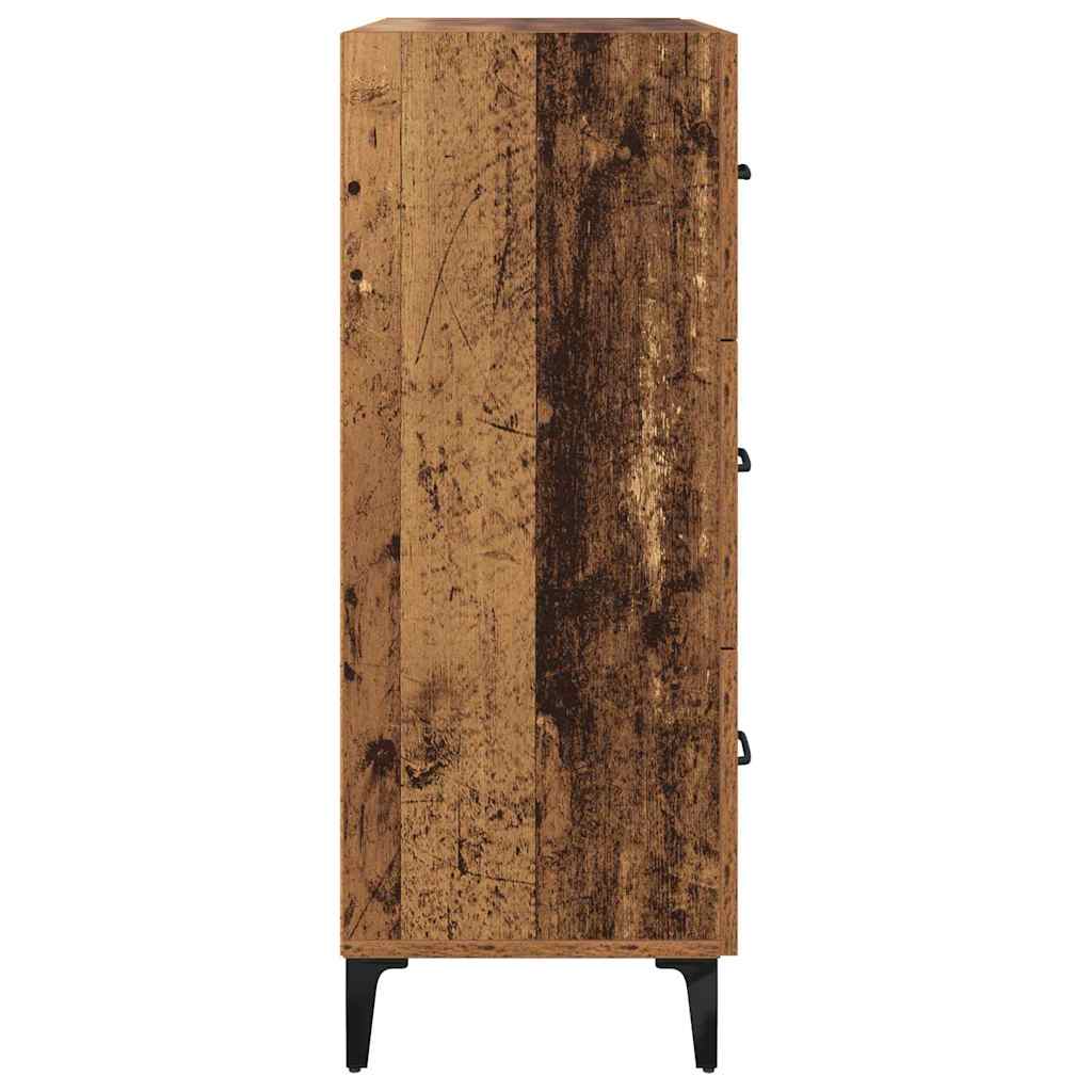 vidaXL Bufet Lemn vechi 69,5 x 34 x 90 cm Lemn Ingineresc și Fier