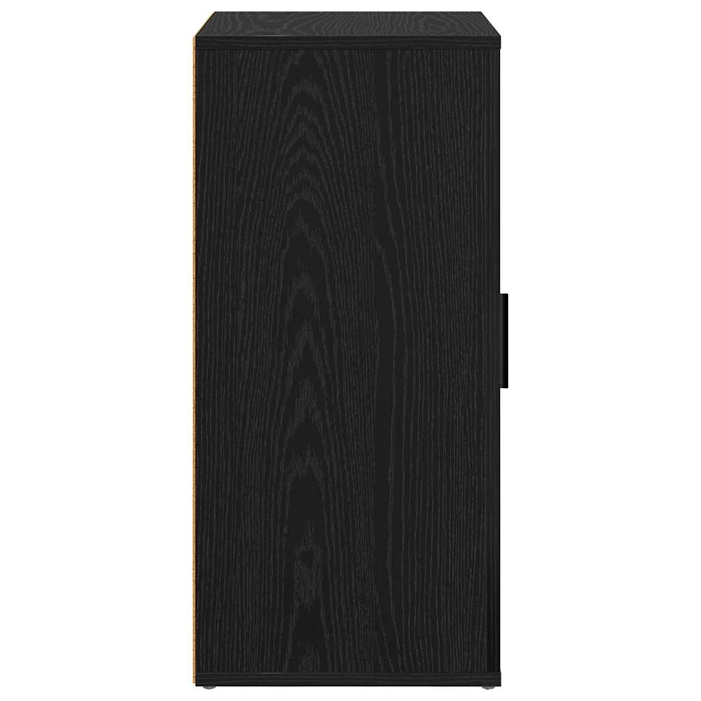 vidaXL Bufet Stejar negru 40 x 33 x 70 cm Lemn compozit