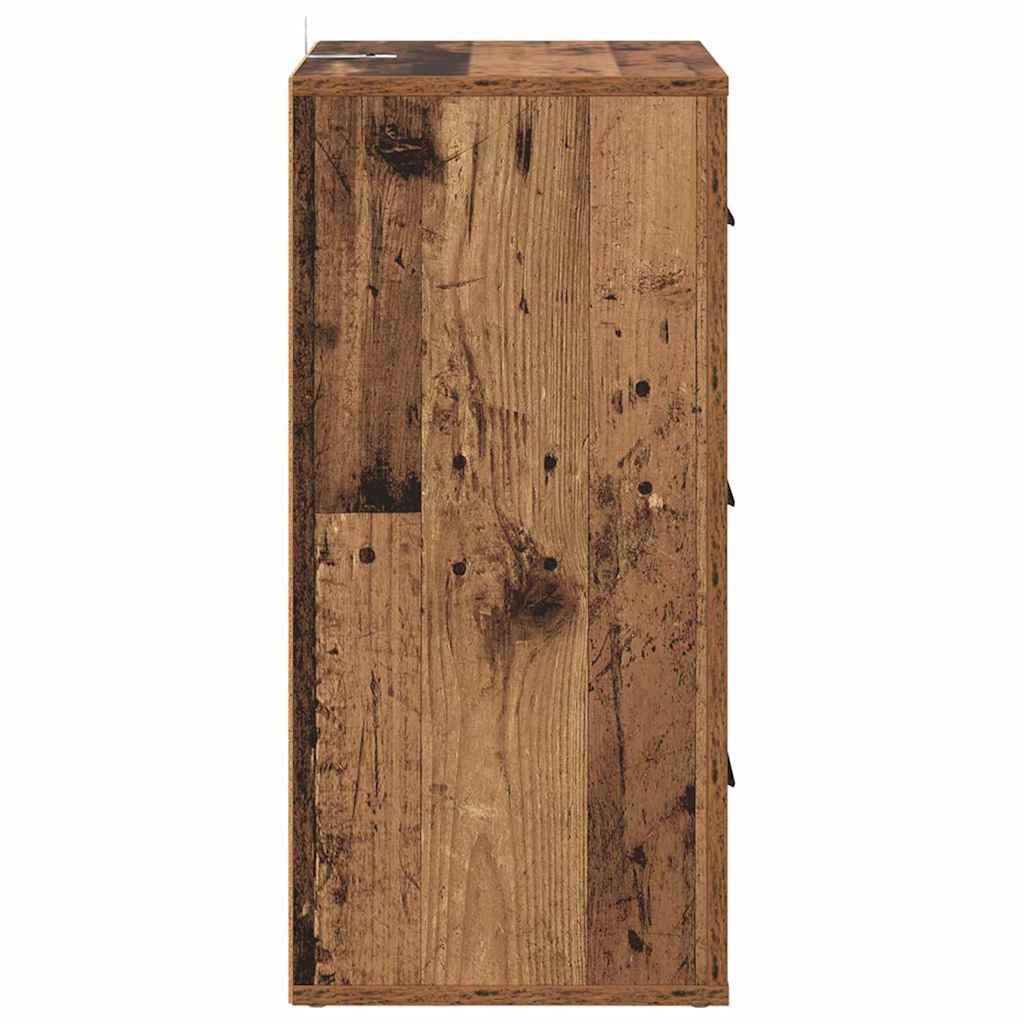 vidaXL Bufet cu sertar Lemn vechi 40 x 33 x 70 cm Lemn compozit
