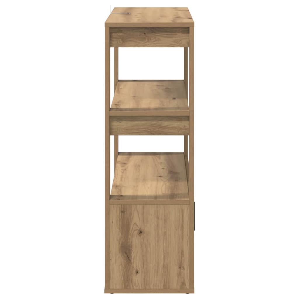 vidaXL Bufet stejar artizanal 30 x 80 x 90 cm Lemn compozit