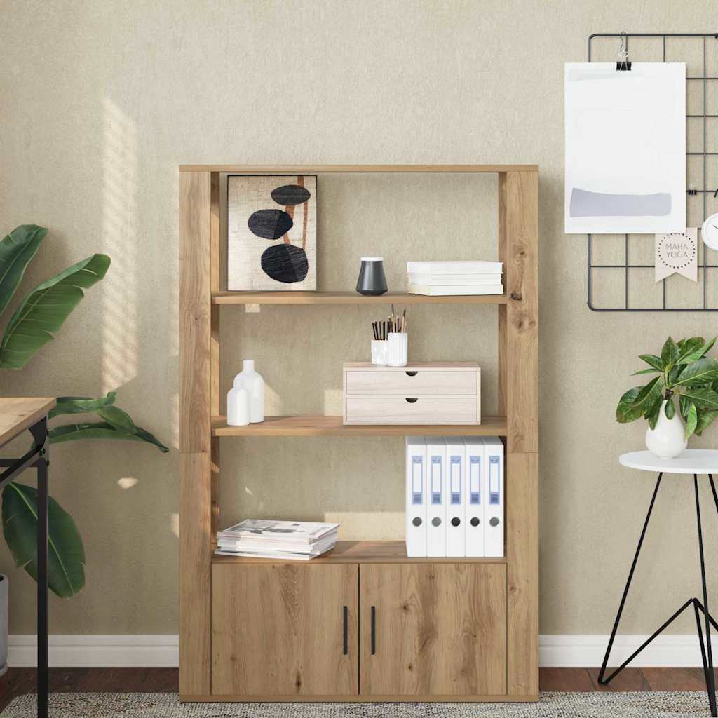 vidaXL Bufet stejar artizanal 30 x 80 x 119.5 cm Lemn compozit