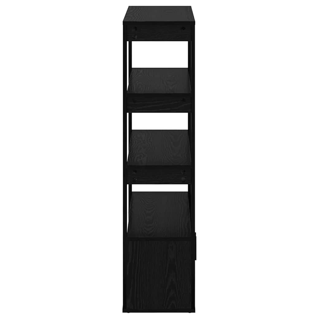 vidaXL Bufet Stejar negru 30 x 80 x 119.5 cm Lemn compozit