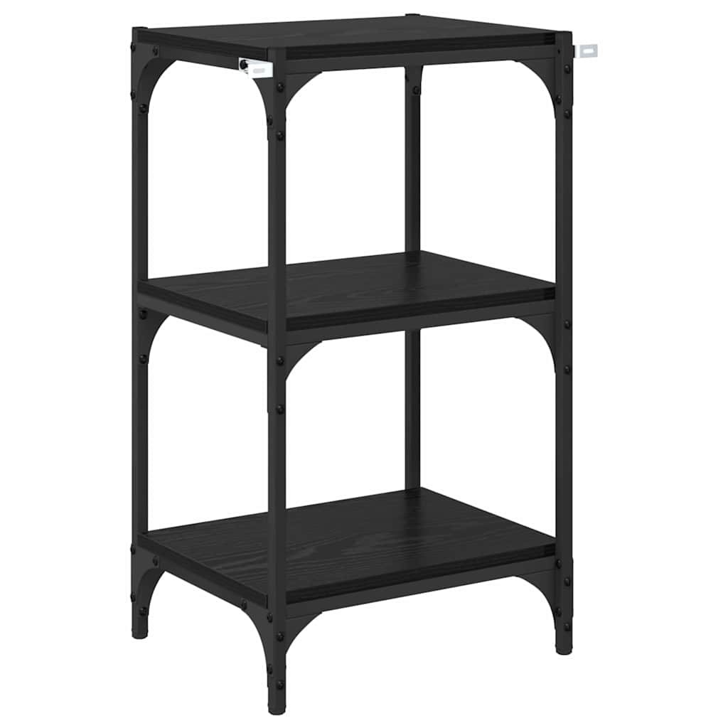 vidaXL Dulap pentru cărți Stejar negru 40 x 33 x 70,5 cm