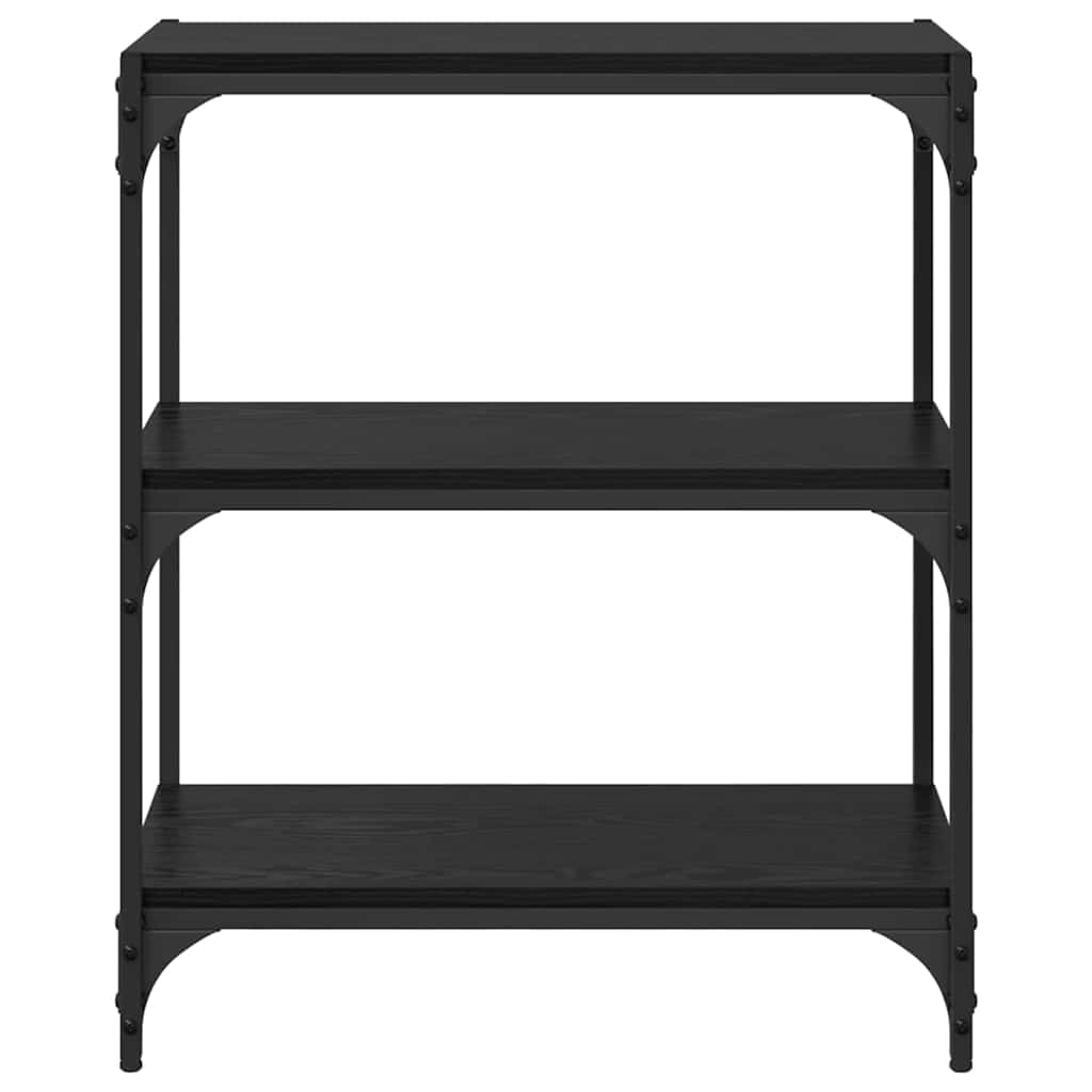 vidaXL Dulap pentru cărți Stejar negru 60 x 33 x 70,5 cm