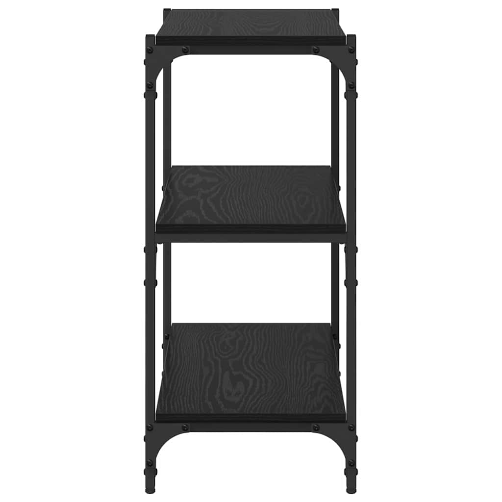 vidaXL Dulap pentru cărți Stejar negru 60 x 33 x 70,5 cm