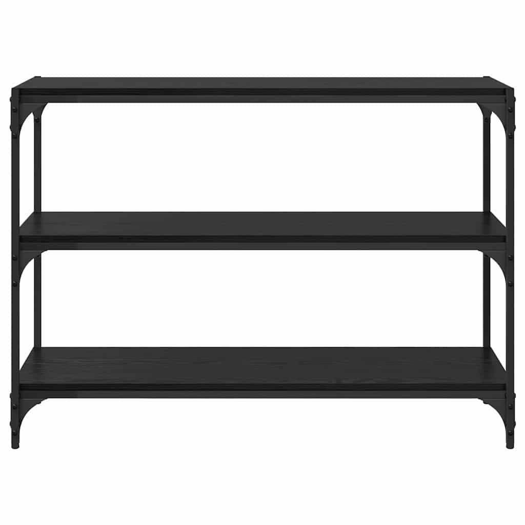 vidaXL Dulap pentru cărți Stejar negru 100 x 33 x 70,5 cm