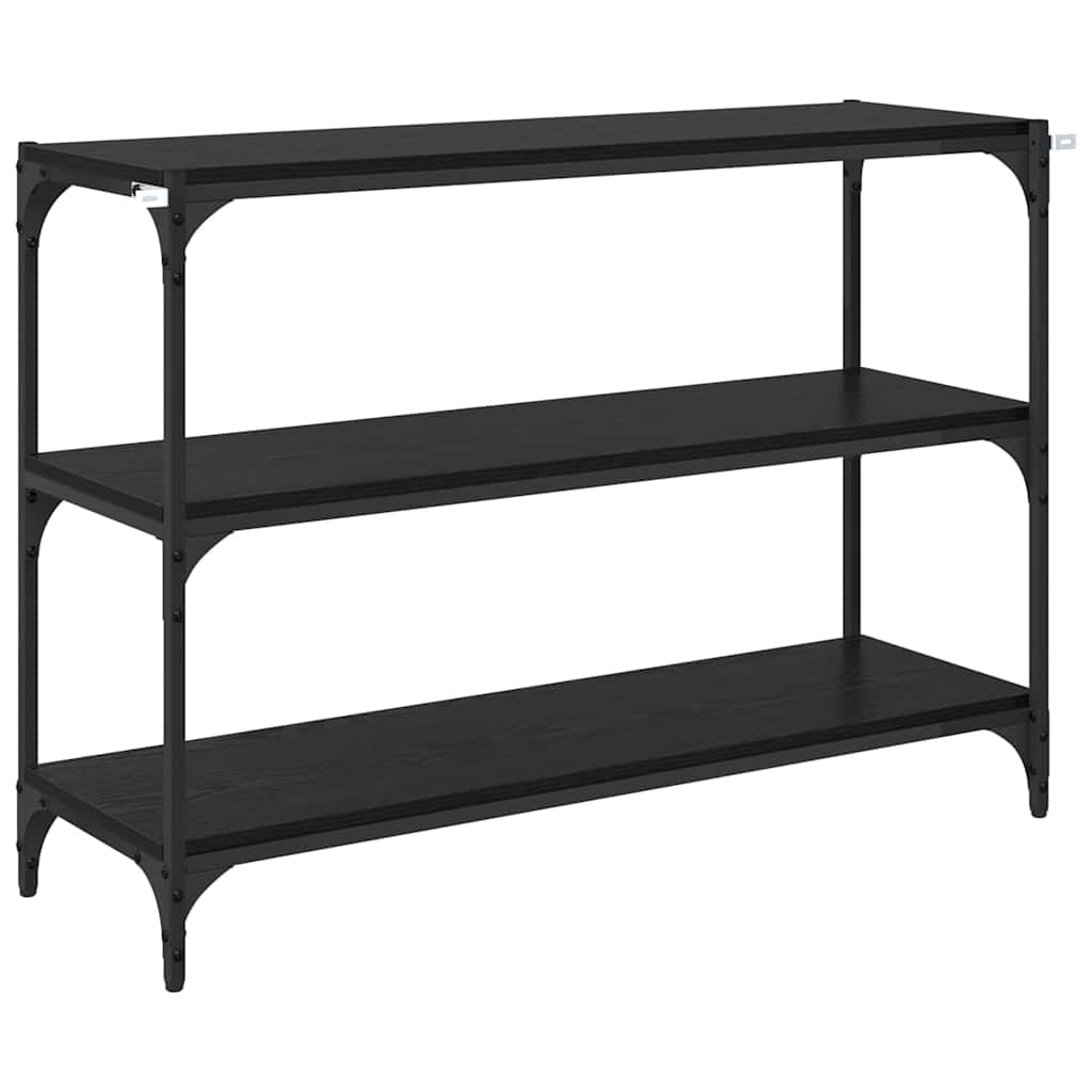 vidaXL Dulap pentru cărți Stejar negru 100 x 33 x 70,5 cm