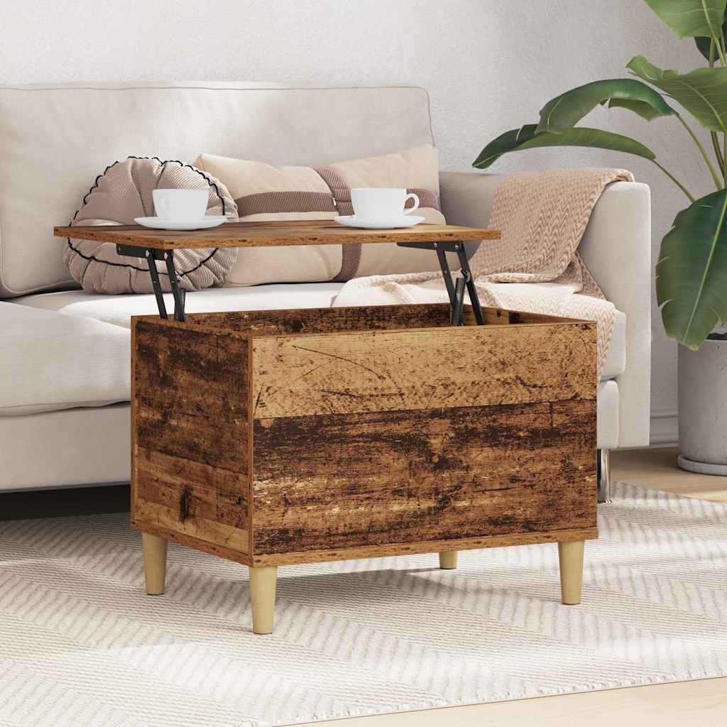 vidaXL Dulap de noapte Lemn vechi 60 x 44,5 x 45 cm Lemn compozit