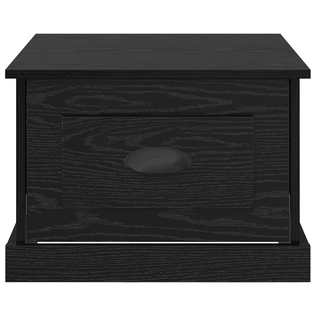 vidaXL Masă de cafea Stejar Negru 50 x 50 x 35 cm Lemn compozit