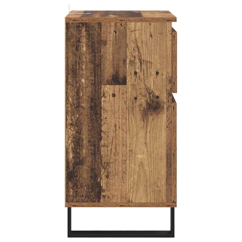 vidaXL Bufet cu sertar Lemn vechi 35 x 40 x 70 cm Lemn compozit