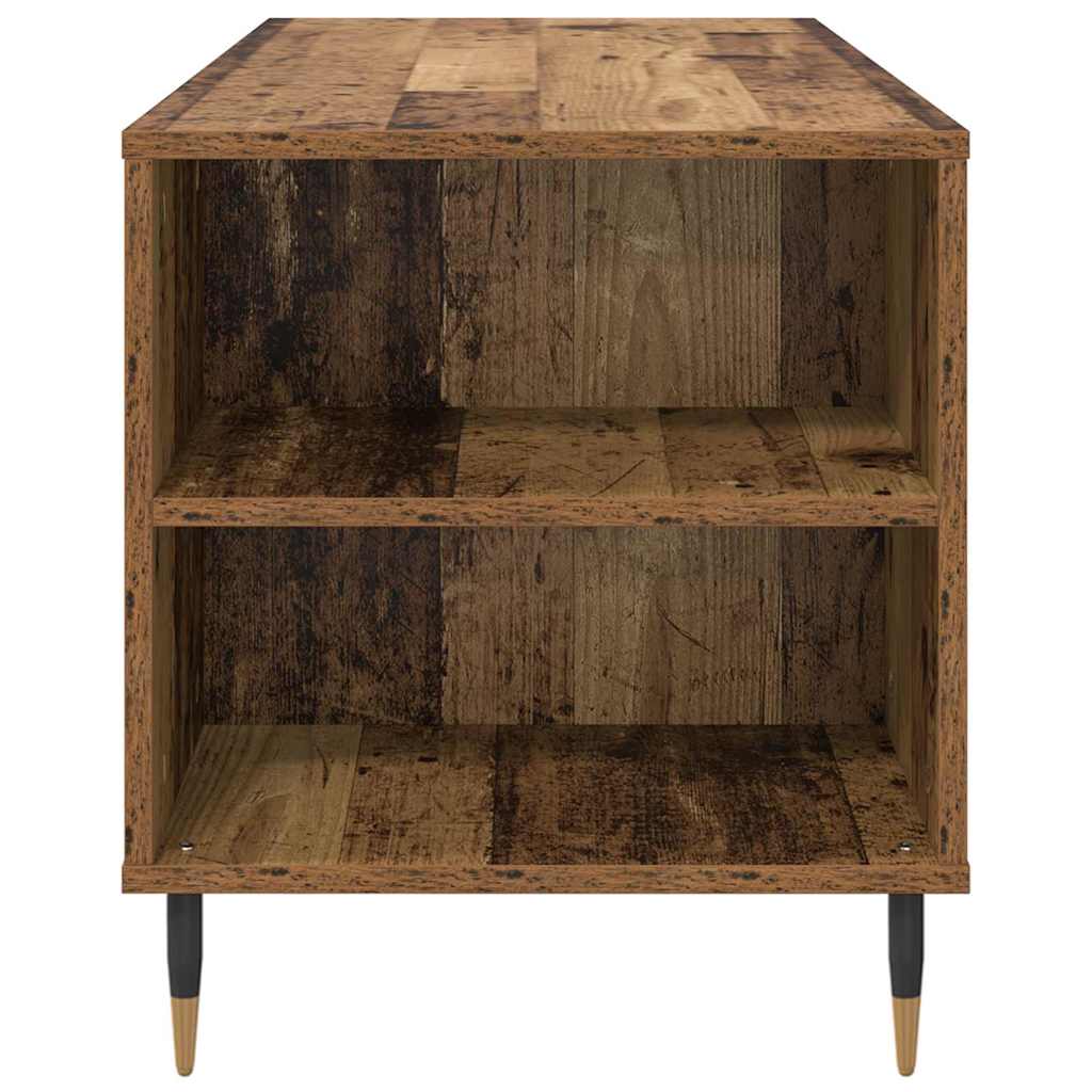 vidaXL Masă de cafea Lemn Vechi 102 x 44,5 x 50 cm Lemn compozit