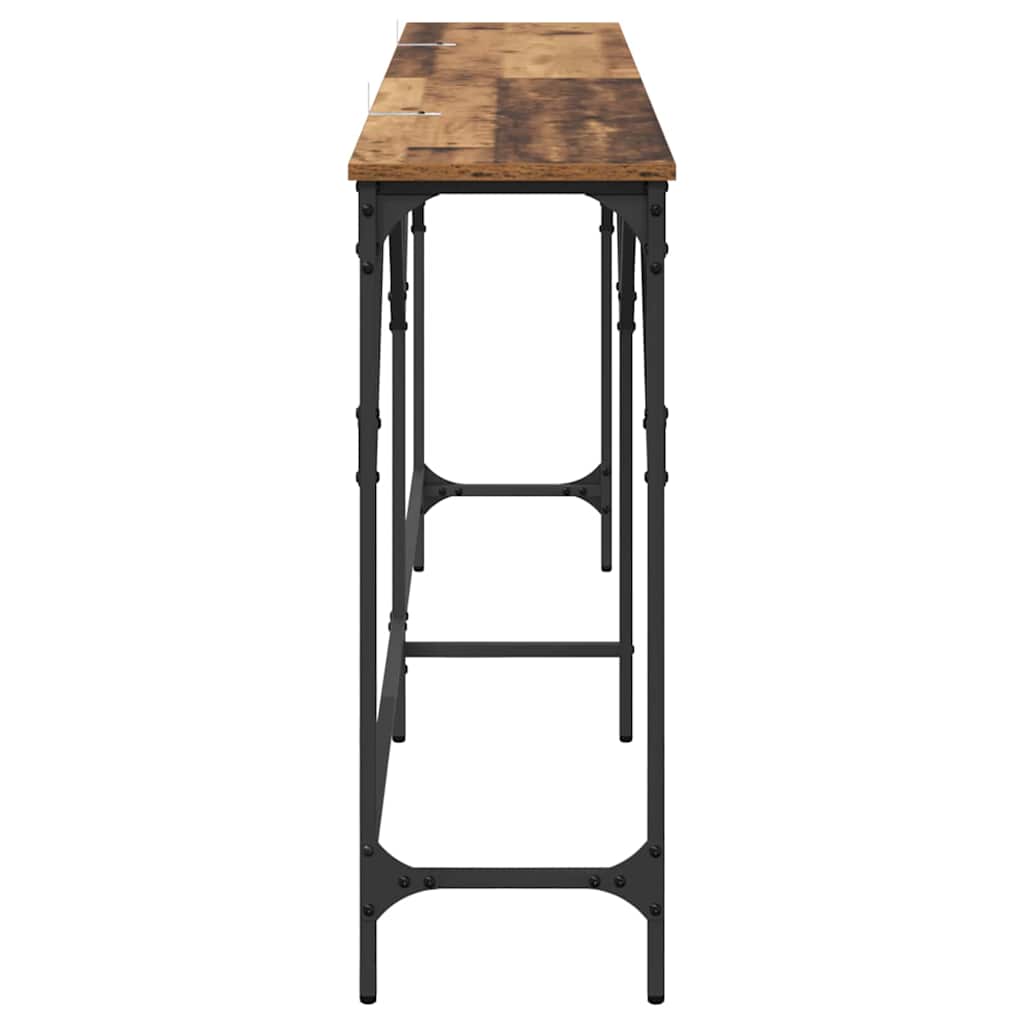 vidaXL Masă de consolă Lemn Vechi 180 x 30 x 75 cm Lemn compozit
