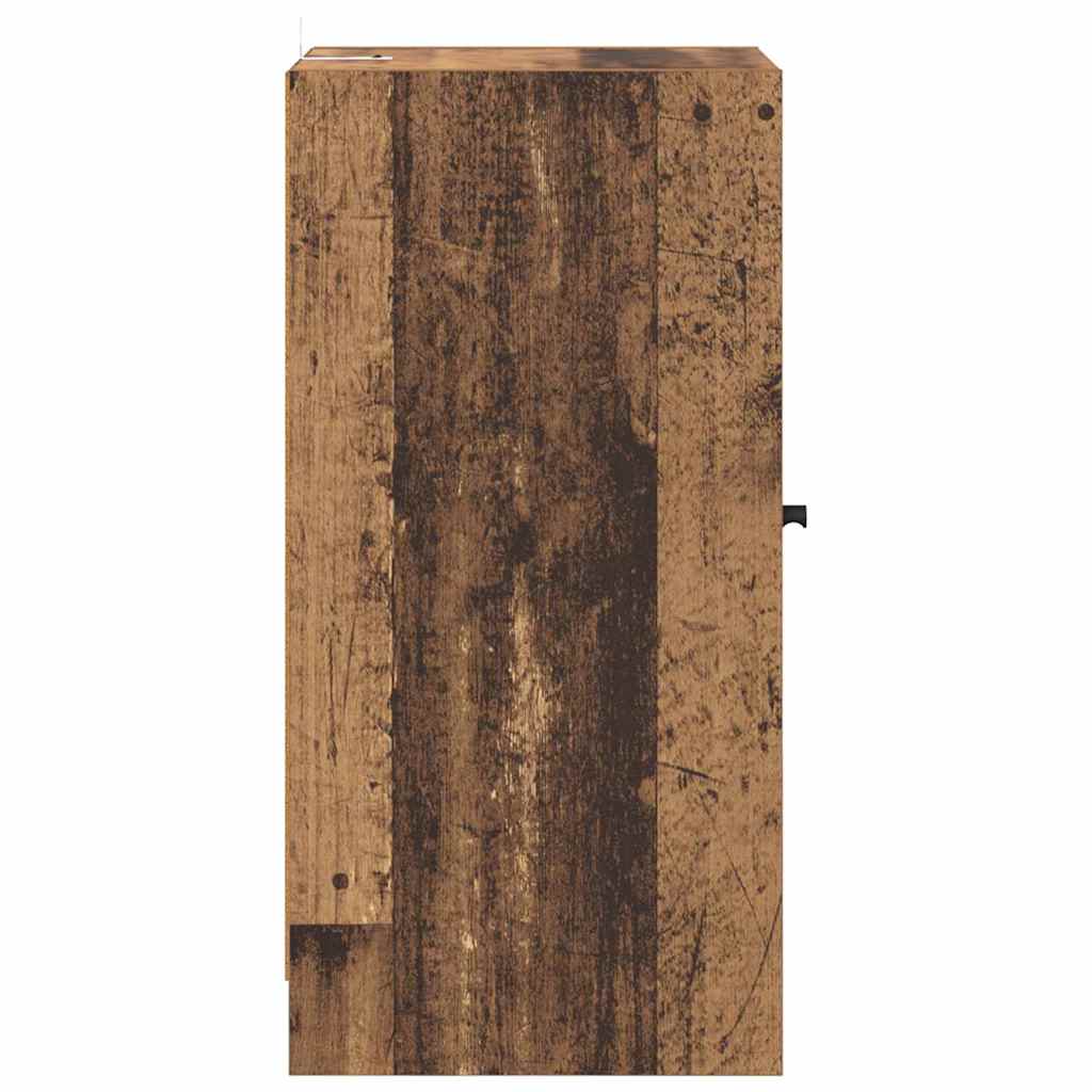 vidaXL Bufet Lemn vechi 35 x 37 x 76 cm Lemn compozit