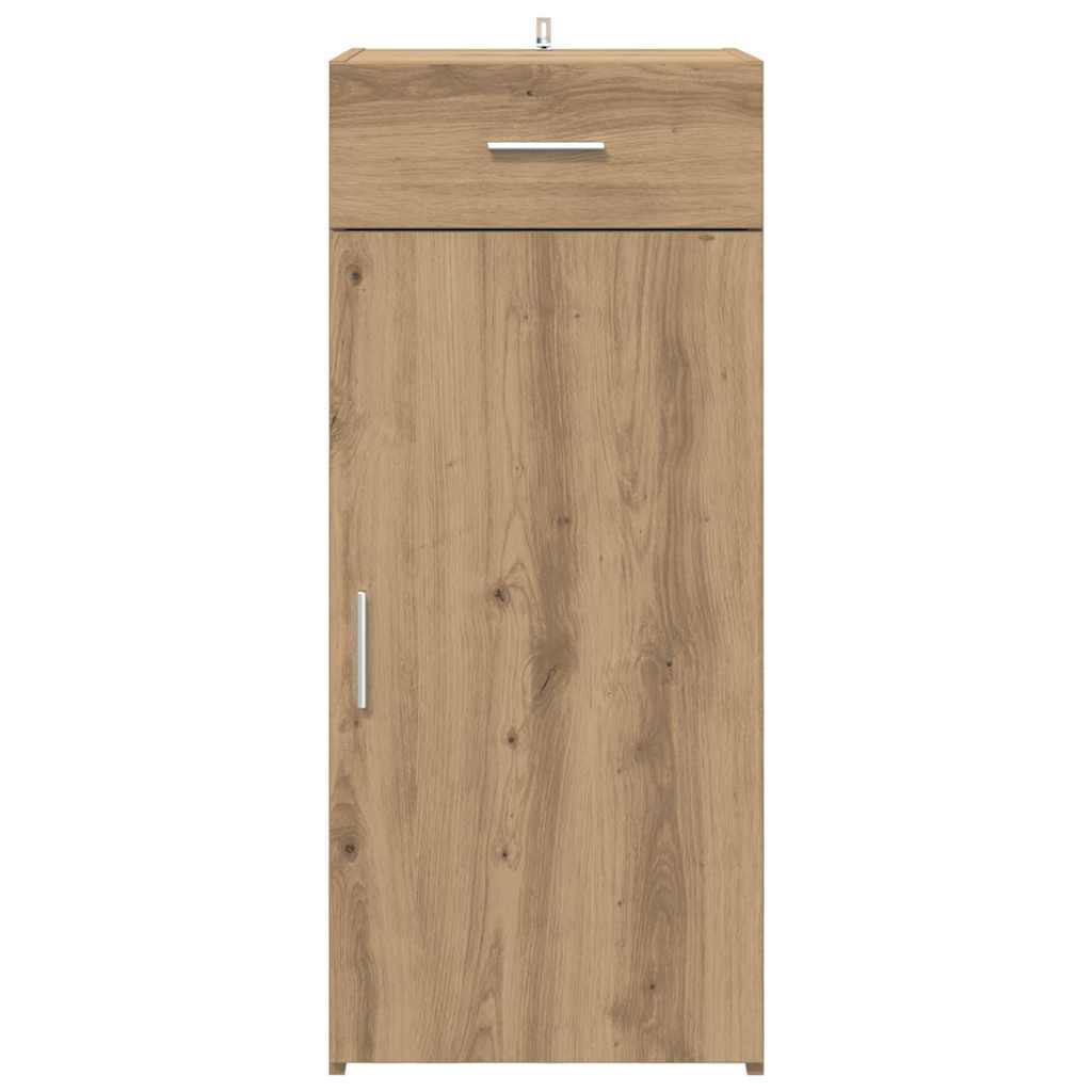 vidaXL Bufet cu sertar Stejar Negru 42,5 x 40 x 93 cm Lemn compozit