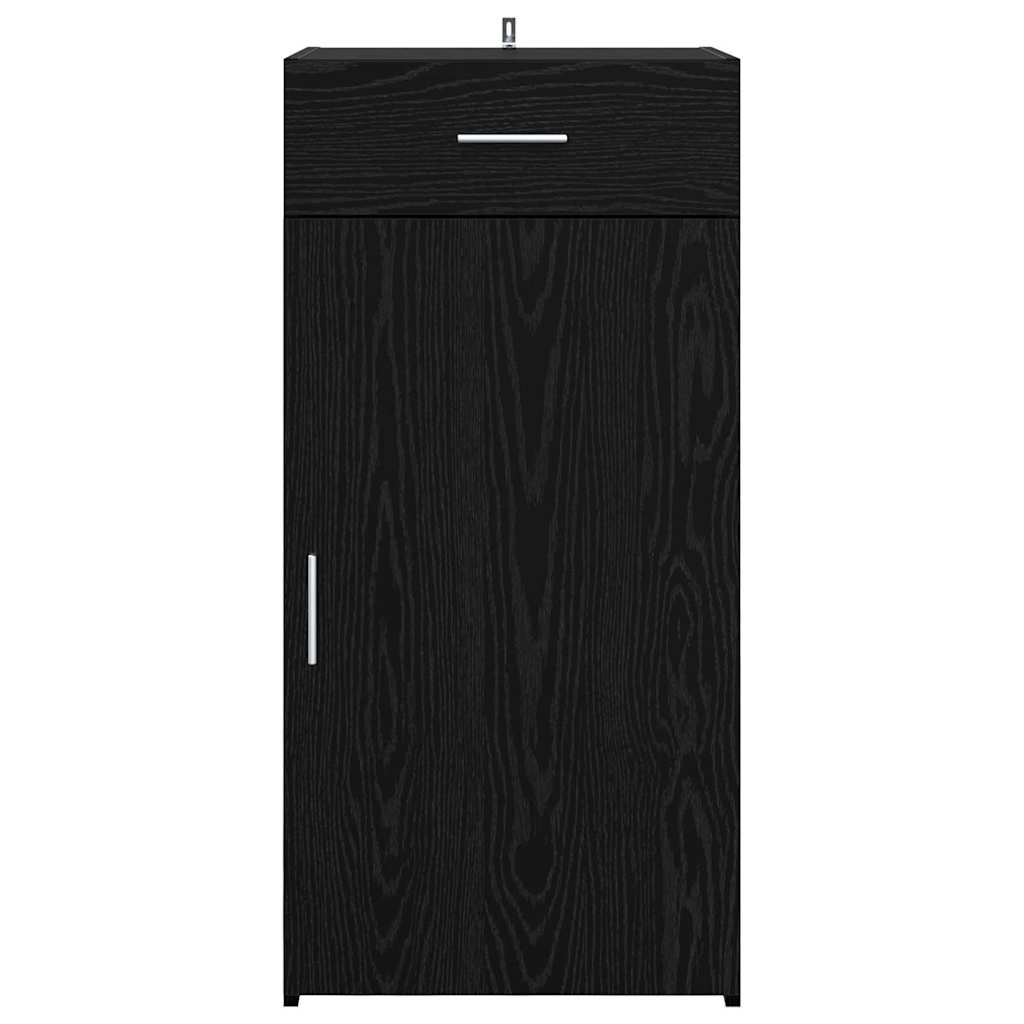 vidaXL Bufet cu sertar Stejar negru 42.5 x 40 x 93 cm Lemn compozit