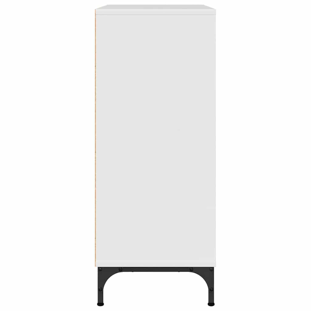 vidaXL Bufet Alb foarte lucios 79.5 x 33 x 82 cm Lemn compozit