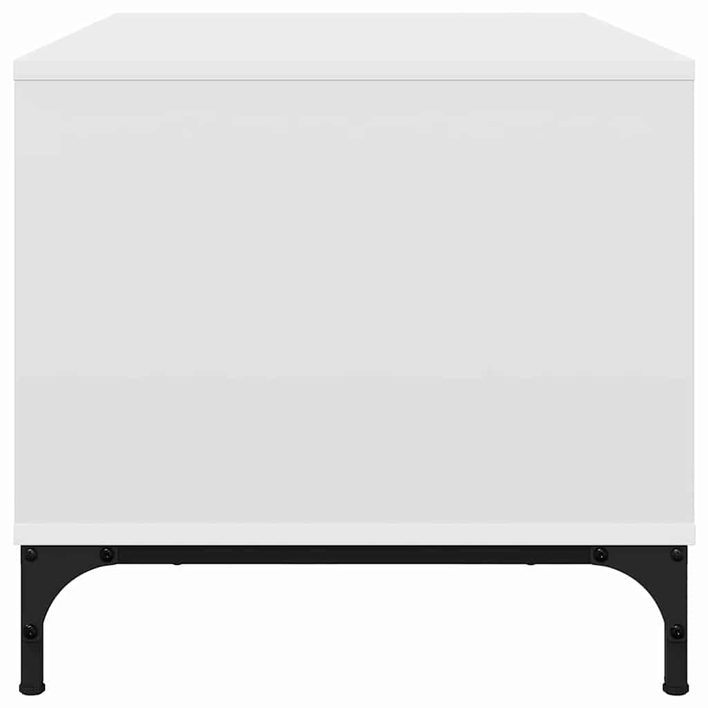 vidaXL Masă de cafea Alb 90 x 49 x 46 cm Lemn compozit